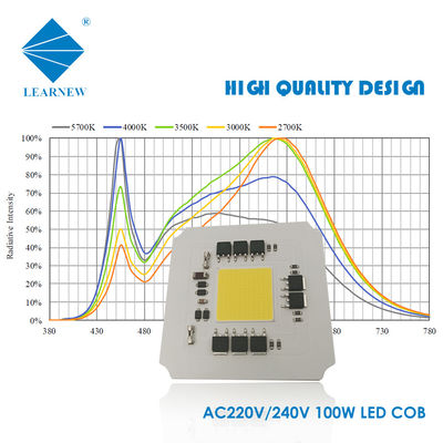 LERANEW AC LED COB 60-80umol/S 100W COB LED হাই লুমিন্যান্স