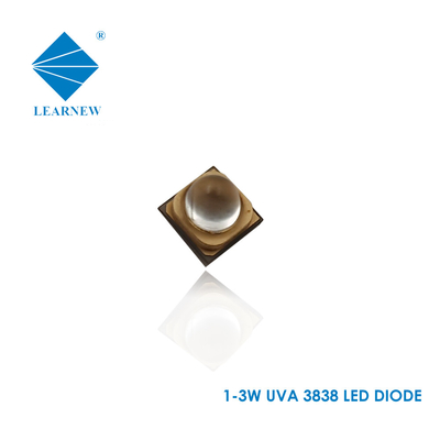 কোয়ার্টজ লেন্স সহ UV উচ্চ মানের LED লাইট চিপ 3w 5w 395nm 405nm