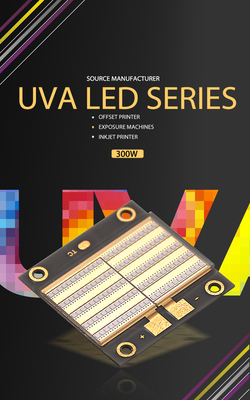 UV LED কিউরিং মেশিন সিস্টেমের জন্য উচ্চ ঘনত্ব 200W 34-38V 385nm led uv