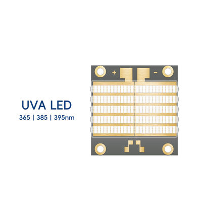 গরম বিক্রয় 3535 ইউভিএ এলইডি 200W 300W উচ্চ দক্ষতা 40%-50% 365nm 385nm 395nm ইউভিএ এলইডি চিপ ইউভি নিরাময়ের জন্য
