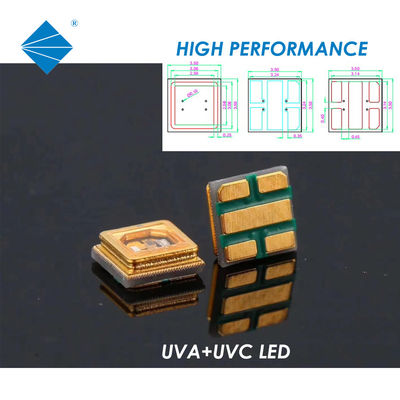 3.5*3.5 মিমি মিনি SMD LED 3-5mw 0.5w SMD UVC LED সারফেস নির্বীজন করার জন্য