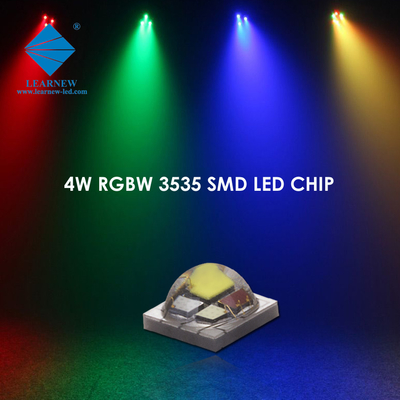 4W হাই পাওয়ার SMD3535 RGBW 350mA 620-630nm 520-530nm 460-470nm 3000K স্টেজ লাইট সহ