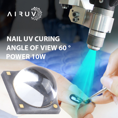 UV নিরাময়ের জন্য 10W 365nm 385nm 395nm 6-7V Uva 3W LED চিপস