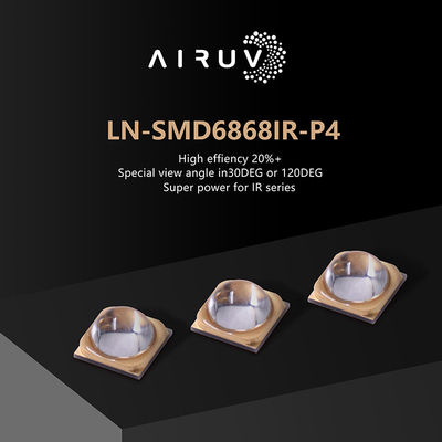 LED এনক্যাপসুলেশন সিরিজ 5W 8W 6868 IR LED CHIP IR ইনফ্রারেড রেড LED 730nm