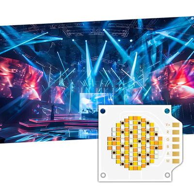 স্টেজ লাইটিং Rgbcw COB LED 3538 250W 350W এনসিএসপি প্রযুক্তি এবং সিসিটি 620nm/460nm/520nm সহ