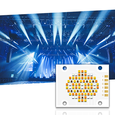 180W CRI 95 COB RGBCW 24V-26V LED PAR স্টেজ লাইটের জন্য 5 রঙের LED চিপ