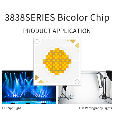 200W 200W COB LED চিপ CRI95 ডুয়াল ডিমিং CCT 2700K 6500K সহ দ্বি-রঙের COB LED