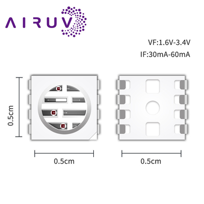 SMD 5050 Rgyir 5050 SMD LED Chip 0.5w 60ma উচ্চ উজ্জ্বলতা 5050 LED লাল আলো থেরাপিউটিক ল্যাম্পের জন্য