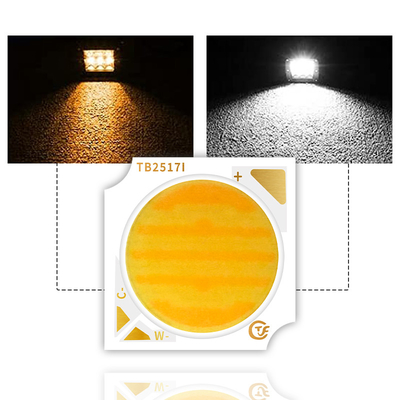 18W 25W দ্বৈত রঙ COB LED চিপ 2800k 6500k 1919 LED COB নিয়মিত ফটোগ্রাফি ল্যাম্প