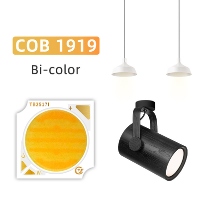 18W 25W দ্বৈত রঙ COB LED চিপ 2800k 6500k 1919 LED COB নিয়মিত ফটোগ্রাফি ল্যাম্প