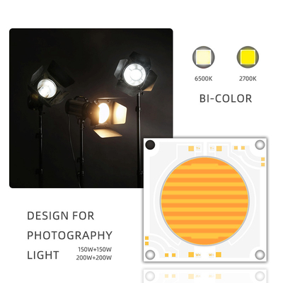 5454 ডুয়াল কালার তাপমাত্রা COB LED CHIP 150W+150W 200W+200W CRI 95 ফটোগ্রাফি লাইটের জন্য