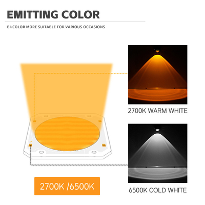 উচ্চ ক্ষমতা 300W 6060 LED Cob চিপ ক্যামেরা লাইট জন্য বাই রঙ মঞ্চ আলো