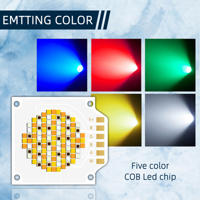 ফাইভ ইন ওয়ান ফুল কালার কোব LED 250W~350W 3538 2700K 6500K RGBCW Led cob চিপ 24-26V