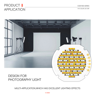 কাস্টমাইজড সিরামিক SMD Led R50 চিপ 2700K 6500K 300W-70W বিশেষ কোণ 30 60 90 120 ডিগ্রী IF 1-4A VF 42-46V