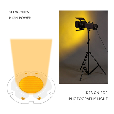 উচ্চ ক্ষমতা 200W 6060 LED cob চিপ ফটোগ্রাফি আলো জন্য দ্বি রঙের চিপ