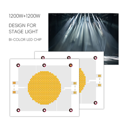পাইকারি জলরোধী 75v 85v 2700K/6500K 1200w+1200w দ্বি রঙের LED চিপ
