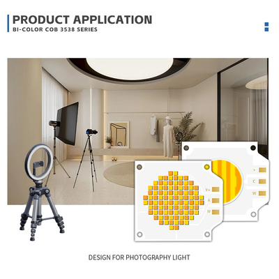 350W 200+200W ফটোগ্রাফি লাইট LED চিপ, CRI96 COB LED চিপ 2700-6500K 4000K স্টেজ লাইট জন্য