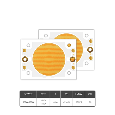 LED COB চিপ 200W VF 45V LED Beads DIY সম্পূর্ণ বর্ণালী কাস্টমাইজযোগ্য