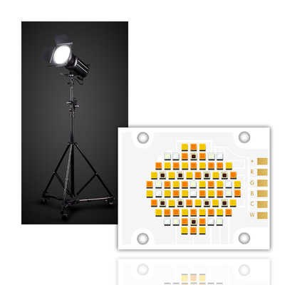 ফটোগ্রাফি লাইটের জন্য 180W RGBCW COB LED চিপ 5 রঙ 1 EMIT SIZE 32MM উচ্চ CRI 95