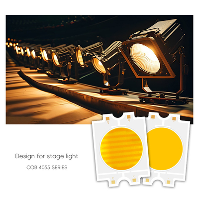 ধ্রুব ভোল্টেজ ডিসি 75V ডুয়াল কালার LED COB 4055 বাই কালার 2700K+6500K উচ্চ ক্ষমতা 300W COB LED