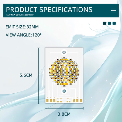 300W 500W COB LED চিপ 110LM/W RGBCW ফটোগ্রাফি লাইটের জন্য