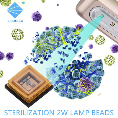 ওয়াটার পিউরিফায়ারের জন্য কোয়ার্টজ গ্লাস লেন্স সহ সিই সার্টিফাইড 270nm 265nm 275nm UVC LED চিপ