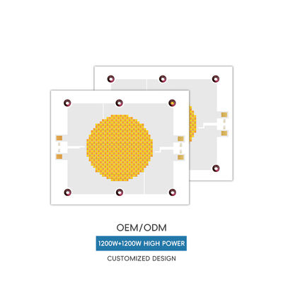 উচ্চ দক্ষতা সম্পন্ন COB LED চিপ, যা 10000 কর্মঘণ্টা চলে, 120° দেখার কোণ এবং মঞ্চ ও ফটোগ্রাফি লাইটের জন্য Algainp উপাদান সহ