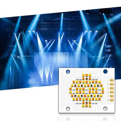 RGBWC ফাইভ কালার COB LED চিপ ১৮০W ৩০০W, ইনপুট ভোল্টেজ ২১-২৪V এবং ফটোগ্রাফি লাইটিংয়ের জন্য ১২০° দেখার কোণ