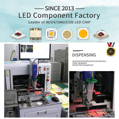 RGBWC ফাইভ কালার COB LED চিপ ১৮০W ৩০০W, ইনপুট ভোল্টেজ ২১-২৪V এবং ফটোগ্রাফি লাইটিংয়ের জন্য ১২০° দেখার কোণ