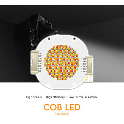 বাণিজ্যিক গ্রেড উচ্চ ক্ষমতা সম্পন্ন ২১০০W RGBCW COB LED চিপ, ৮০*৯৮মিমি, ফটোগ্রাফি লাইটের জন্য ৩ বছরের ওয়ারেন্টি সহ