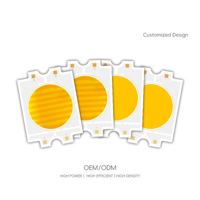 অনুজ্জ্বলযোগ্য 4055 COB LED চিপ বাইকালার দুটি রঙ CCT CRI95 600W 2700-6500K 40000LM ডাউনলাইট ফটোগ্রাফিক লাইট COB চিপ