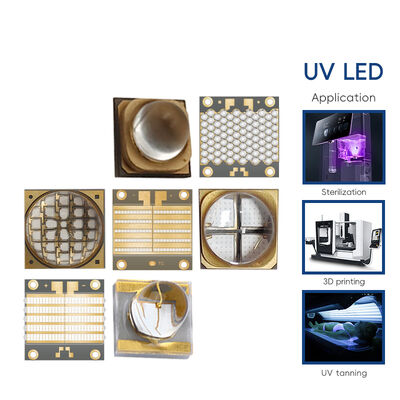 200W Raindrop UV Led 3535 COB UVA LED 395nm 365nm UV LEDs 38V প্রিন্টিং মেশিন কুরিং ইউভি COB মডিউল LED UV-A LED 385nm