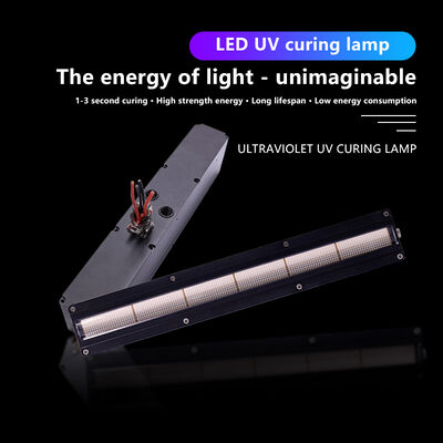 লং লাইফ স্প্যান AC220V 1200W কুরিং ইউভি এলইডি সিস্টেম 395nm 310mm দৈর্ঘ্য মুদ্রণ মেশিন 12W / সেমি 2 0-12V ডিমিং অফসেট প্রিন্টার
