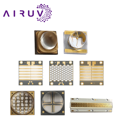 3.5x3.5mm UV LED চিপ 1W-50W 300-385nm চিকিৎসা নিরাময়ের জন্য