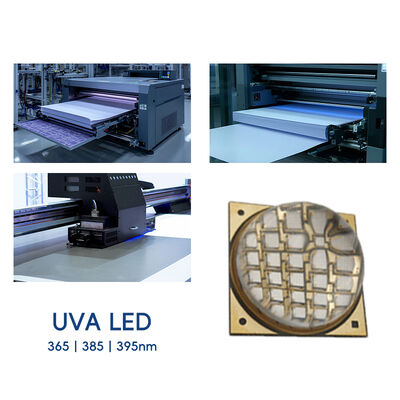 OEM ODM বিনামূল্যে নমুনা উচ্চ ক্ষমতা 100W 200W 300W UVA COB UV LED চিপ 365nm 385nm 395nm 33500-120000mW UV কুরিং LED মডিউল